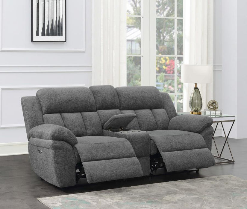 Bahrain - Upholstered Motion Loveseat – Reclining Loveseats by CoasterEssence at Furniture Wholesale Plus , Nashville furniture store