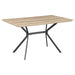 Edgecreek - Composite Wood Dining Table - Light Brown – Dining Tables by Coaster Fine Furniture at Furniture Wholesale Plus , Nashville furniture store