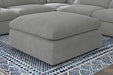 Raleigh - Boucle Upholstered Ottoman - Gray – Upholstered Ottomans by Coaster Fine Furniture at Furniture Wholesale Plus , Nashville furniture store