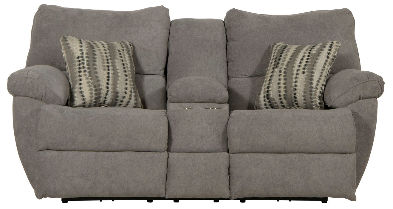Sadler - Lay Flat Reclining Console Loveseat - Premium Reclining Loveseats from Catnapper - Just $999! Shop now at Furniture Wholesale Plus  We are the best furniture store in Nashville, Hendersonville, Goodlettsville, Madison, Antioch, Mount Juliet, Lebanon, Gallatin, Springfield, Murfreesboro, Franklin, Brentwood
