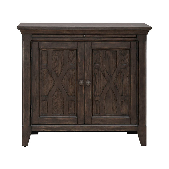 Paradise Valley - 2 Door Bedside Chest With Charging Station - Saddle Brown – Bedside Chests by Liberty Furniture at Furniture Wholesale Plus , Nashville furniture store