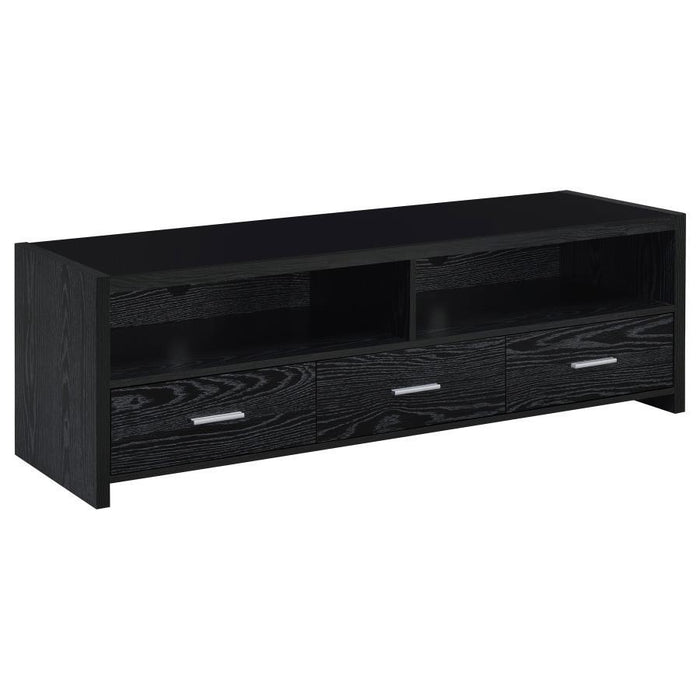 Alton - 3-drawer Black Oak TV Console – TV Stands by CoasterEssence at Furniture Wholesale Plus , Nashville furniture store
