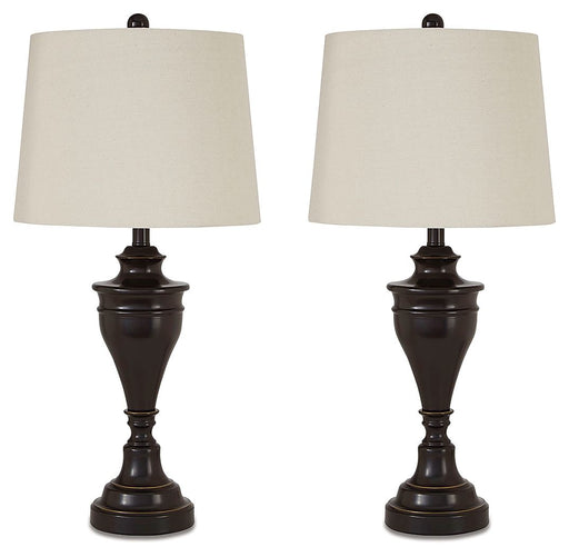 Darlita - Table Lamp (Set of 2) - Premium Table Lamps from Signature Design by Ashley® - Just $118! Shop now at Furniture Wholesale Plus  We are the best furniture store in Nashville, Hendersonville, Goodlettsville, Madison, Antioch, Mount Juliet, Lebanon, Gallatin, Springfield, Murfreesboro, Franklin, Brentwood