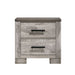 Millers Cove - 2-Drawer Nightstand - Distressed Gray – Accent Nightstands by Elements International at Furniture Wholesale Plus , Nashville furniture store