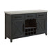 Axel - Server - Light Gray / Espresso – Servers by Elements International at Furniture Wholesale Plus , Nashville furniture store