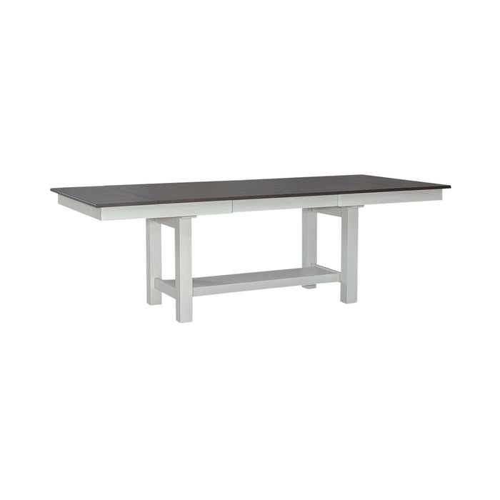 Brook Bay - Trestle Table – Dining Tables with Extensions by Liberty Furniture at Furniture Wholesale Plus , Nashville furniture store