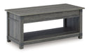 Freedan - 3 Pc. - Coffee Table, 2 End Tables - Grayish Brown – Table Sets by Signature Design by Ashley® at Furniture Wholesale Plus , Nashville furniture store
