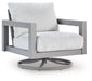 Hurley Park - Gray - Swivel Chair With Cushion - Premium Swivel Chairs from Signature Design by Ashley® - Just $828! Shop now at Furniture Wholesale Plus  We are the best furniture store in Nashville, Hendersonville, Goodlettsville, Madison, Antioch, Mount Juliet, Lebanon, Gallatin, Springfield, Murfreesboro, Franklin, Brentwood