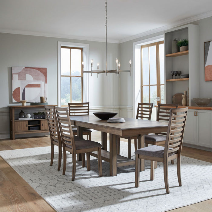 Brook Bay - Trestle Table Set – 5 Piece Dining Room Sets by Liberty Furniture at Furniture Wholesale Plus , Nashville furniture store