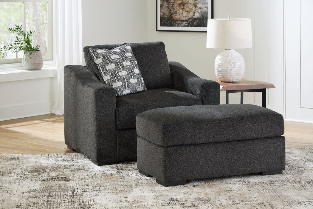 Wryenlynn - Living Room Set - Premium Stationary Chair & Ottoman from Benchcraft® - Just $878! Shop now at Furniture Wholesale Plus  We are the best furniture store in Nashville, Hendersonville, Goodlettsville, Madison, Antioch, Mount Juliet, Lebanon, Gallatin, Springfield, Murfreesboro, Franklin, Brentwood