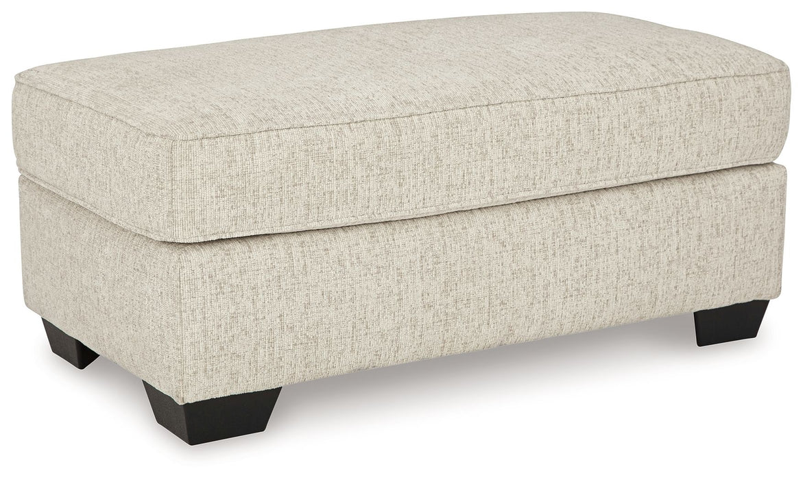 Heartcort - Ottoman - Quartz – Upholstered Ottomans by Benchcraft® at Furniture Wholesale Plus , Nashville furniture store