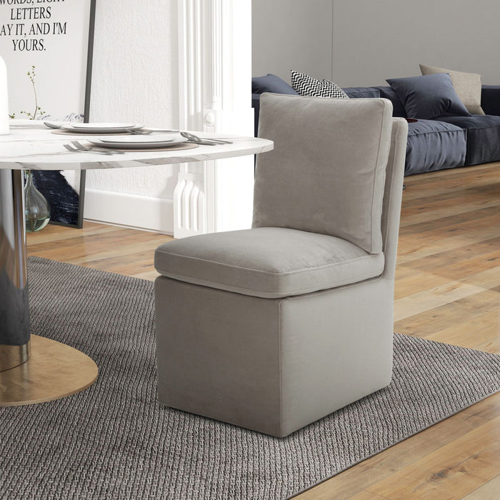 Accent Dining - Accent Dining Chair With Casters – Side Chairs by Liberty Furniture at Furniture Wholesale Plus , Nashville furniture store