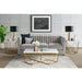 Riko - Rectangular Coffee Table With Metal Leg - Gold – Coffee Tables by Elements International at Furniture Wholesale Plus , Nashville furniture store