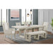 Avalanche - Dining Bench - Antique White – Upholstered Benches by Elements International at Furniture Wholesale Plus , Nashville furniture store