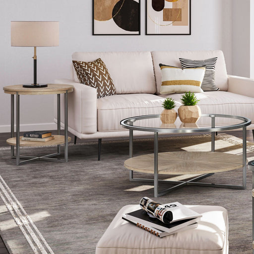 Paran Place - 3 Piece Table Set (Cocktail Table & 2 End Tables) - Natural – Table Sets by Liberty Furniture at Furniture Wholesale Plus , Nashville furniture store