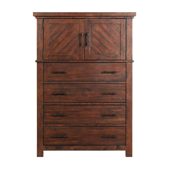 Jax - Chest - Walnut – Accent Chests by Elements International at Furniture Wholesale Plus , Nashville furniture store