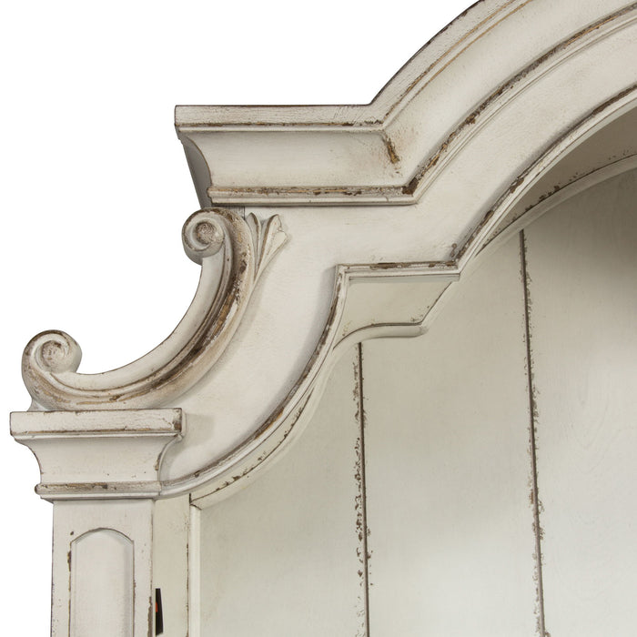 Magnolia Manor - Credenza Hutch - Antique White – Hutches by Liberty Furniture at Furniture Wholesale Plus , Nashville furniture store