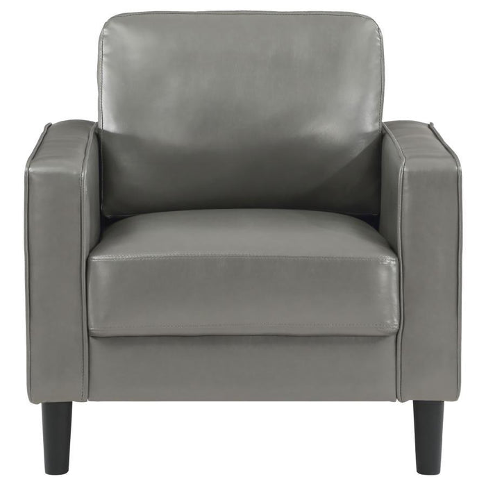 Ruth - Upholstered Track Arm Accent Chair – Arm Chairs by Coaster Fine Furniture at Furniture Wholesale Plus , Nashville furniture store