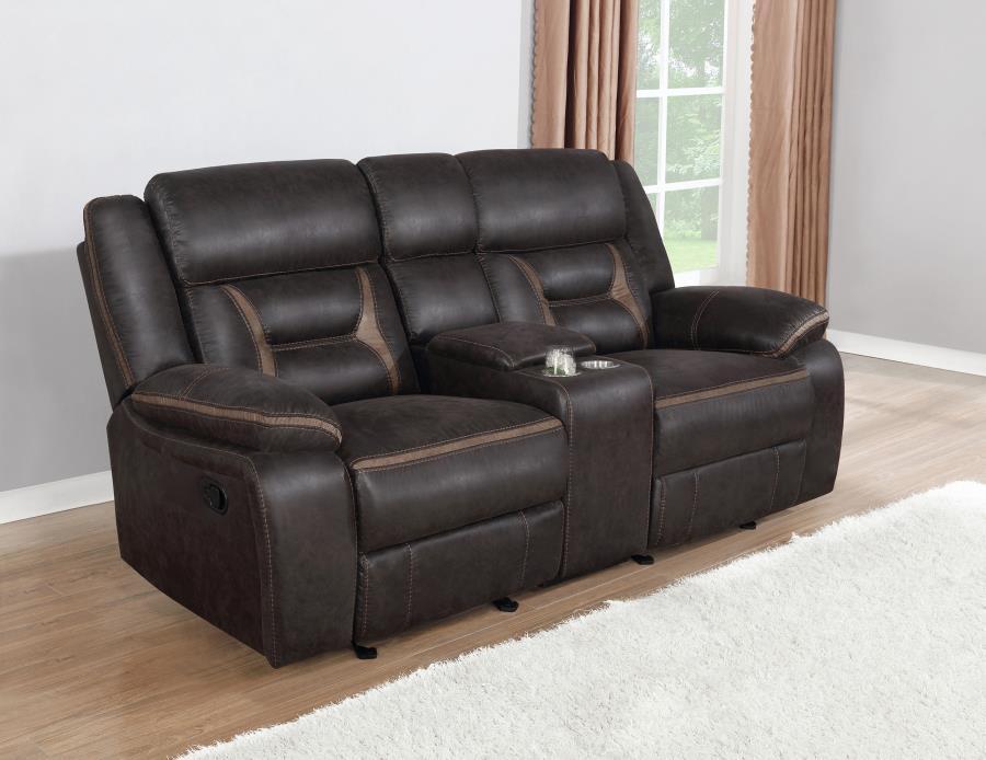 Greer - Upholstered Motion Reclining Loveseat – Reclining Loveseats by CoasterEveryday at Furniture Wholesale Plus , Nashville furniture store