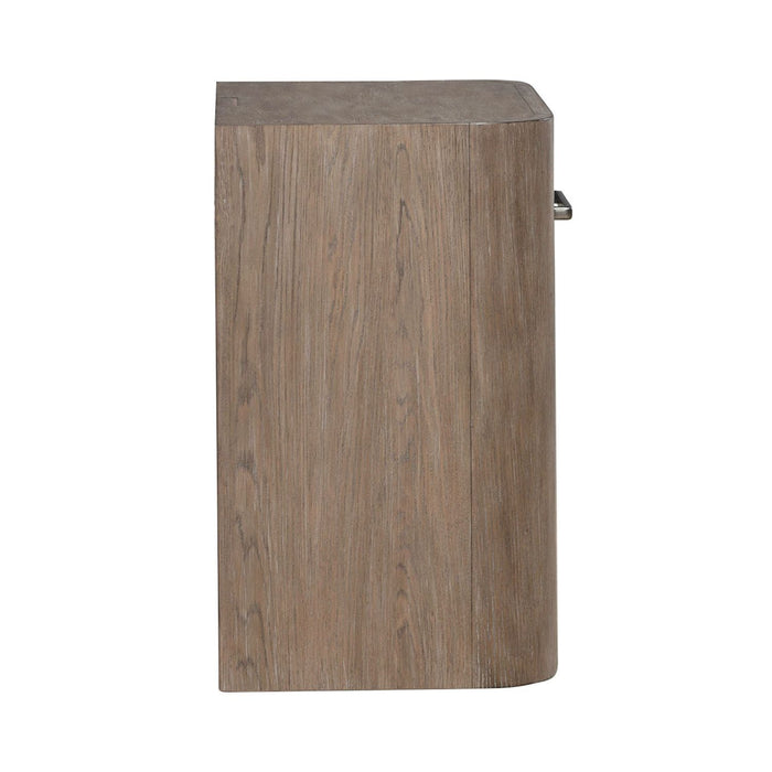 South Bend - Open Nightstand With Charging Station - Burnished Clay – Nightstands w/ Charging Stations by Liberty Furniture at Furniture Wholesale Plus , Nashville furniture store