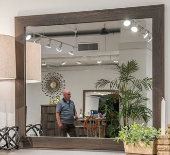 Vonitta Bay - Bedroom Mirror - Dark Brown – Mirrors by Signature Design by Ashley® at Furniture Wholesale Plus , Nashville furniture store