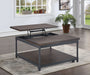 Prescott - Lift-Top Square Cocktail Table - Brown – Cocktail Tables by Steve Silver Furniture at Furniture Wholesale Plus , Nashville furniture store