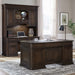 Providence Park - 5 Piece Jr Executive Set - Chateau Brown – 5 Piece Home Office Sets by Liberty Furniture at Furniture Wholesale Plus , Nashville furniture store