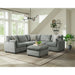 Deville - Modular Ottoman - Nova Gray – Upholstered Ottomans by Elements International at Furniture Wholesale Plus , Nashville furniture store