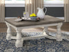 Havalance - Rectangular Cocktail Table - Gray / White – Cocktail Tables by Signature Design by Ashley® at Furniture Wholesale Plus , Nashville furniture store