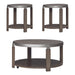 Sutton - 3 Piece Set - Bleached Sand – Table Sets by Liberty Furniture at Furniture Wholesale Plus , Nashville furniture store