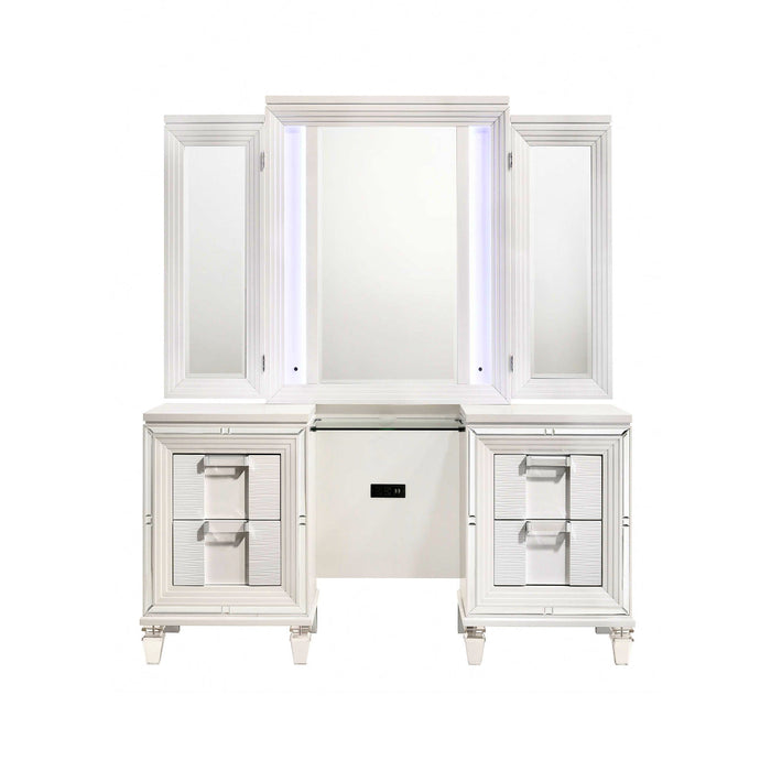 Twenty Nine - Vanity Set With Led & Usb Plug – Vanity Sets by Elements International at Furniture Wholesale Plus , Nashville furniture store