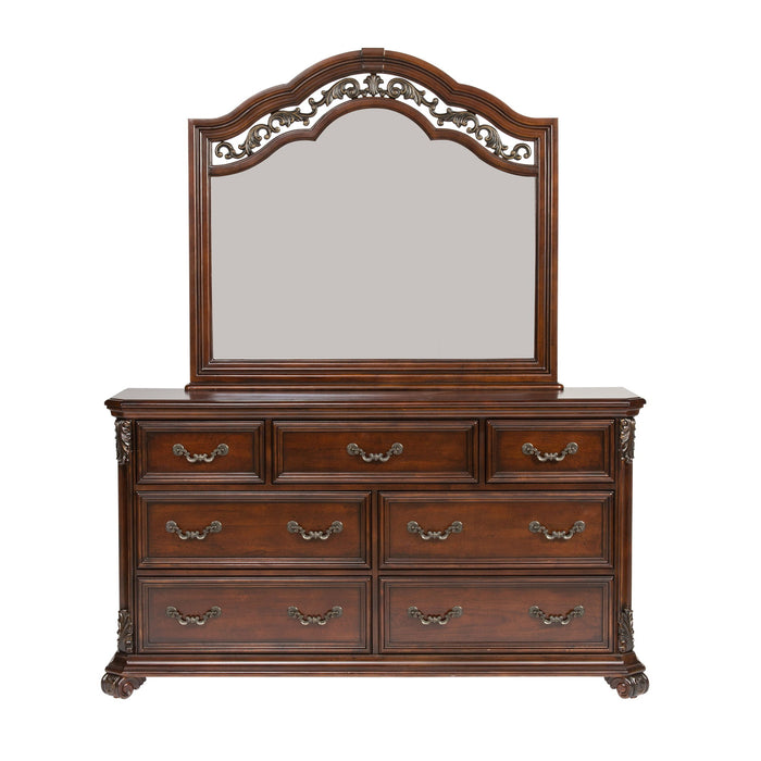 Messina Estates - Mirror - Dark Brown – Mirrors by Liberty Furniture at Furniture Wholesale Plus , Nashville furniture store