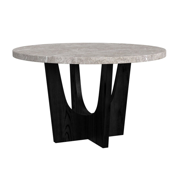 Oregon - Round Table With Faux Marble Top – Counter Tables by Elements International at Furniture Wholesale Plus , Nashville furniture store
