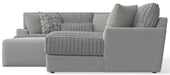 Titan - Sectional With Comfort Coil Seating, Cocktail Ottoman And Accent Pillows Included – 2 Piece Living Room Sets by Jackson at Furniture Wholesale Plus , Nashville furniture store
