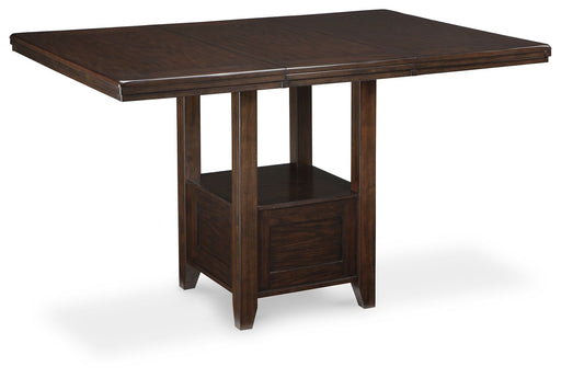 Haddigan - Rectangular Dining Room Counter Extension Table - Dark Brown – Counter Tables by Signature Design by Ashley® at Furniture Wholesale Plus , Nashville furniture store