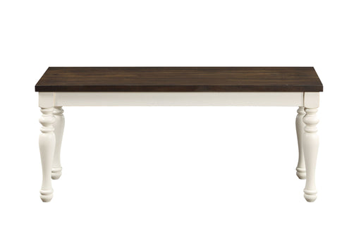 Joanna - Bench - Two Tone - Premium Dining Benches from Steve Silver Furniture - Just $219! Shop now at Furniture Wholesale Plus  We are the best furniture store in Nashville, Hendersonville, Goodlettsville, Madison, Antioch, Mount Juliet, Lebanon, Gallatin, Springfield, Murfreesboro, Franklin, Brentwood