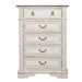 Abbey Park - 5 Drawer Chest - Antique White – Accent Chests by Liberty Furniture at Furniture Wholesale Plus , Nashville furniture store