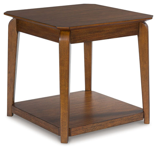 Trenmour - Square End Table - Medium Brown – End Tables by Signature Design by Ashley® at Furniture Wholesale Plus , Nashville furniture store