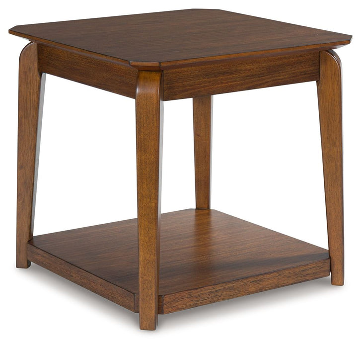 Trenmour - Square End Table - Medium Brown – End Tables by Signature Design by Ashley® at Furniture Wholesale Plus , Nashville furniture store