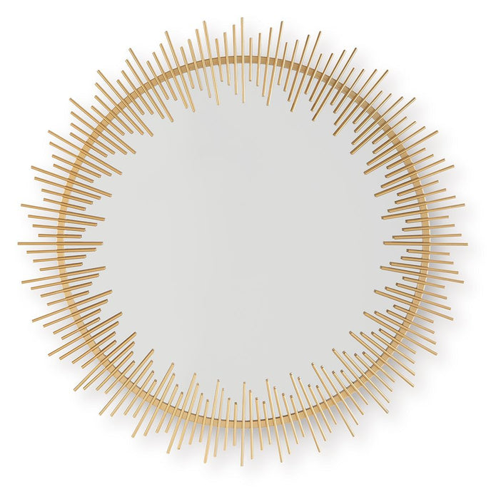 Wainport - Accent Mirror - Gold Finish – Accent Mirrors by Signature Design by Ashley® at Furniture Wholesale Plus , Nashville furniture store