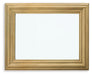 Keneriah - Accent Mirror - Gold Finish – Accent Mirrors by Signature Design by Ashley® at Furniture Wholesale Plus , Nashville furniture store