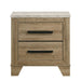Caro - Nightstand - Natural – Accent Nightstands by Elements International at Furniture Wholesale Plus , Nashville furniture store