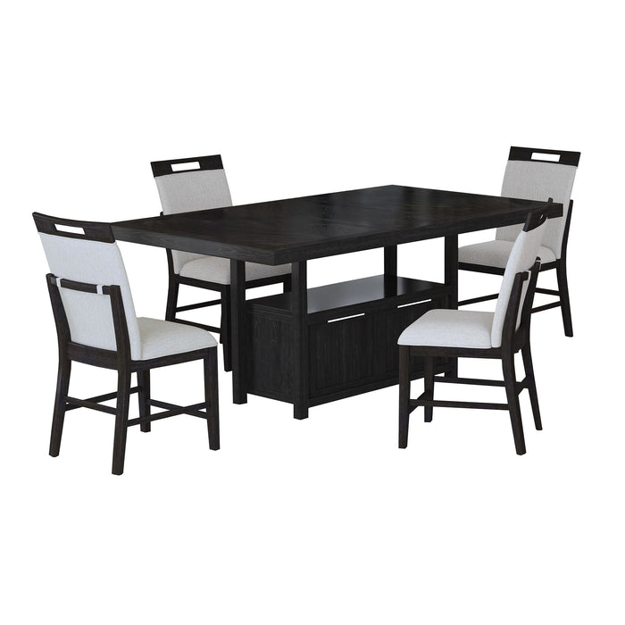 Transcend - Counter Height Dining Set – 5 Piece Dining Room Sets by Elements International at Furniture Wholesale Plus , Nashville furniture store