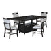 Transcend - Counter Height Dining Set – 5 Piece Dining Room Sets by Elements International at Furniture Wholesale Plus , Nashville furniture store