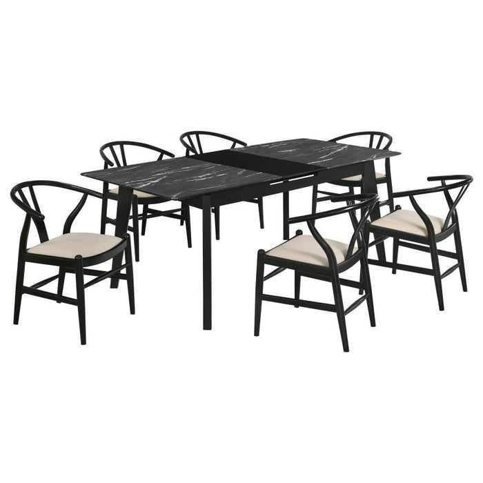 Crestmont - Extension Leaf Dining Table Set - Premium 5 Piece Dining Room Sets from Coaster Fine Furniture - Just $1329! Shop now at Furniture Wholesale Plus  We are the best furniture store in Nashville, Hendersonville, Goodlettsville, Madison, Antioch, Mount Juliet, Lebanon, Gallatin, Springfield, Murfreesboro, Franklin, Brentwood