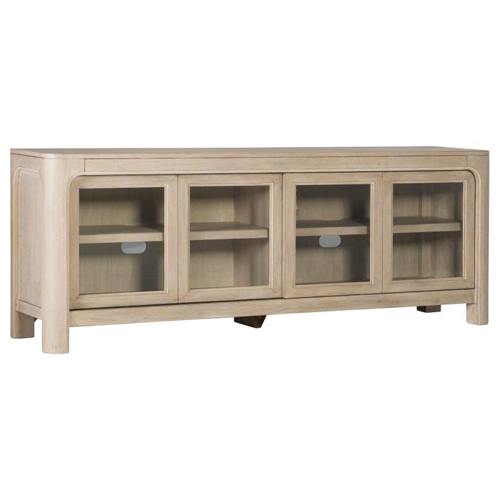 Solano - 71" 2-door TV Stand Media Console - Weathered Mango – TV Stands by Coaster Fine Furniture at Furniture Wholesale Plus , Nashville furniture store