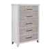 Backroads - 5 Drawer Chest - Weathered White – Accent Chests by Liberty Furniture at Furniture Wholesale Plus , Nashville furniture store
