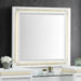 Reflections - Vanity Mirror - Pearl White & Rhinestone – Mirrors by Liberty Furniture at Furniture Wholesale Plus , Nashville furniture store
