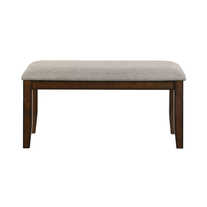 Portage - Dining Bench - Brown / Beige – Dining Benches by Elements International at Furniture Wholesale Plus , Nashville furniture store