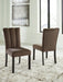 Jeshina - Dining Upholstered Side Chair (Set of 2) - Mocha – Chair Sets by Signature Design by Ashley® at Furniture Wholesale Plus , Nashville furniture store